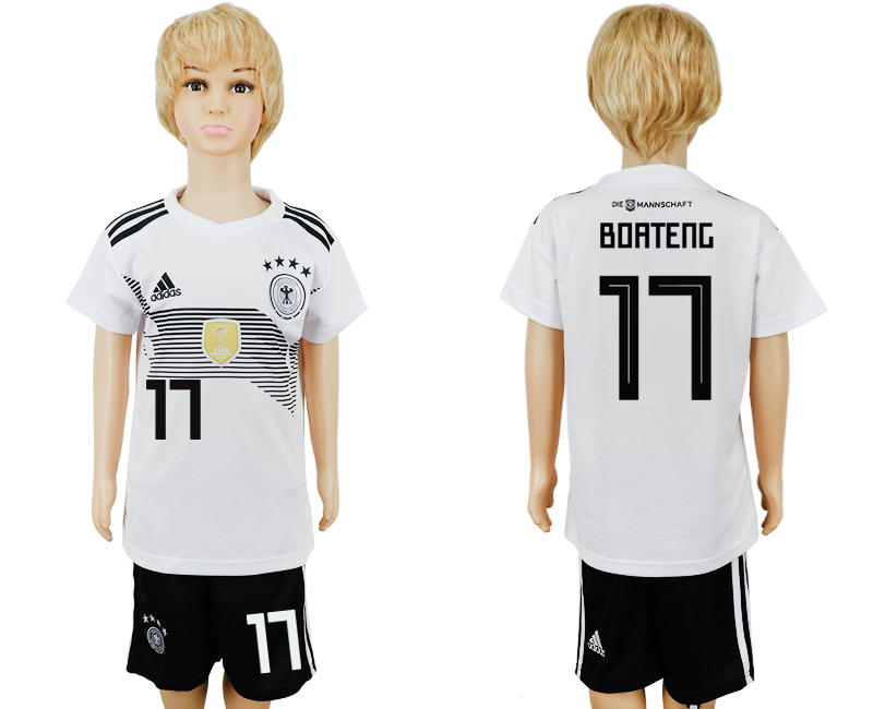 2018 maillot pour enfants GERMANY CHIRLDREN #17 BORTENG